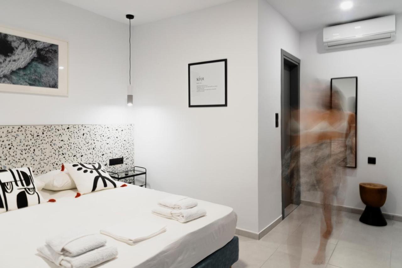 Seaside Suites Kavos Bagian luar foto